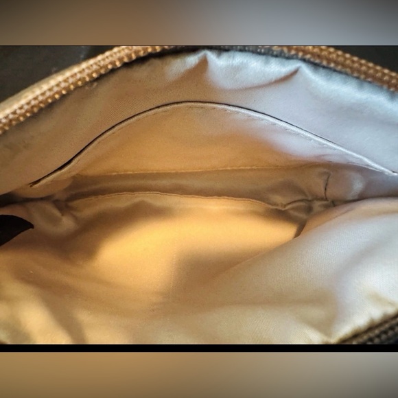 Coach Brown and Tan Signature Wristlet